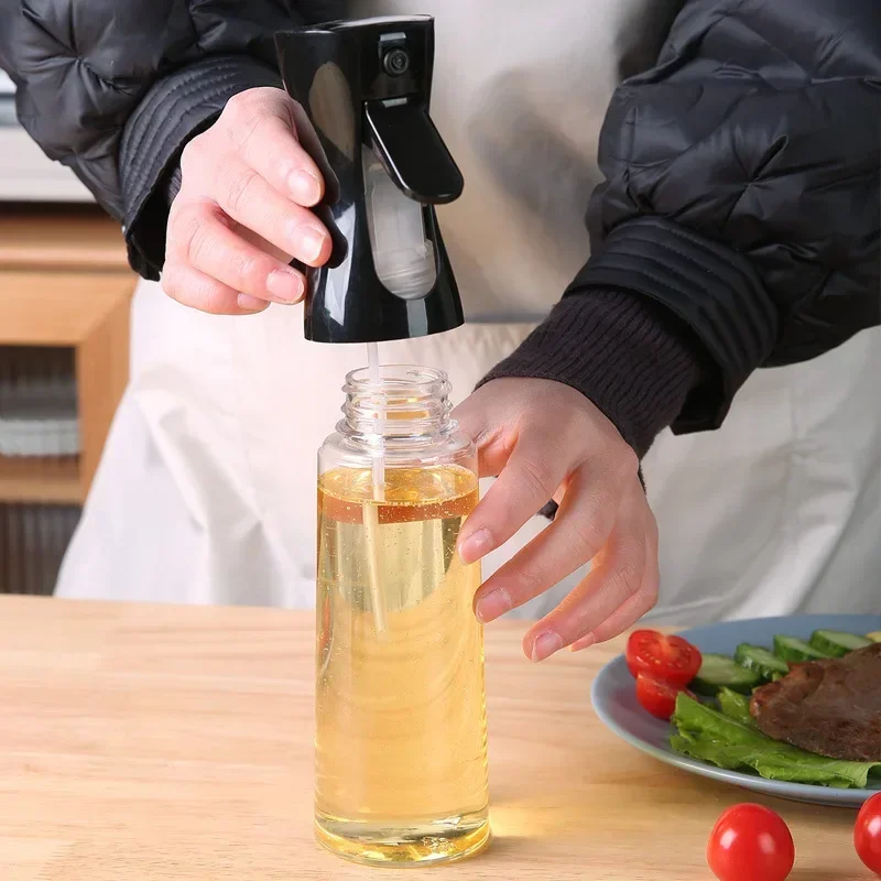 Camping Cooking Oil Bottle - 1pc 200ml/300ml Oil Spray Bottle Kitchen