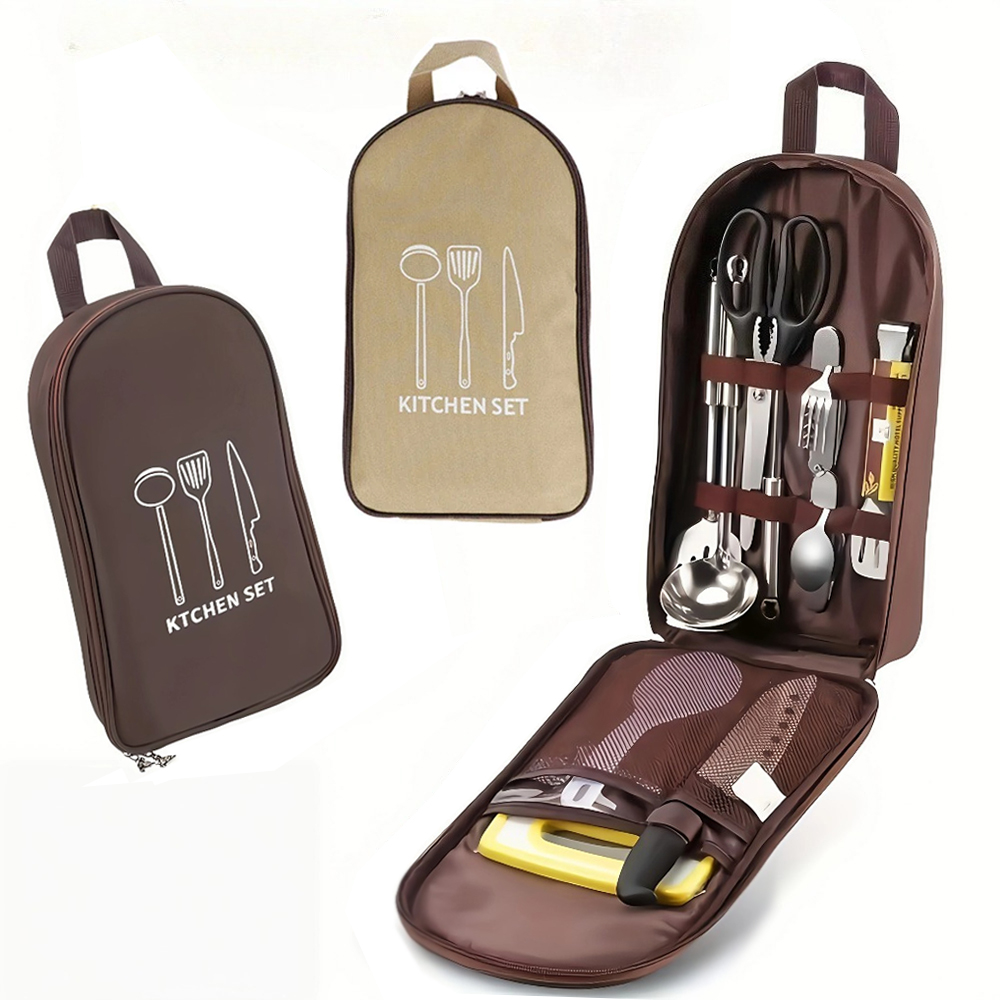 Camping Cooking Rack - Portable Outdoor Cook Bag Camping Storage
