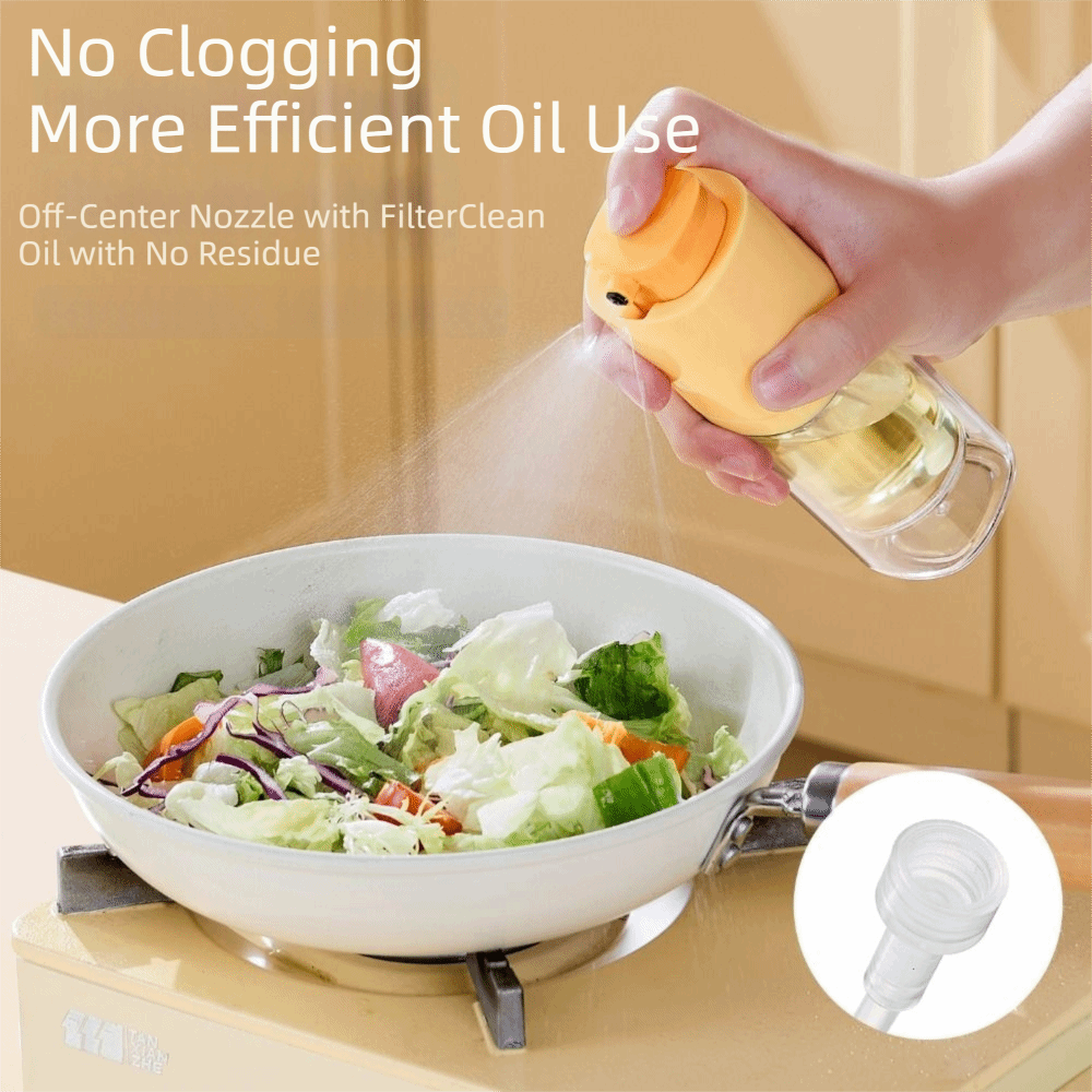Camping Cooking Oil Bottle - Leak-Proof Olive Oil Sprayer Precise Mister