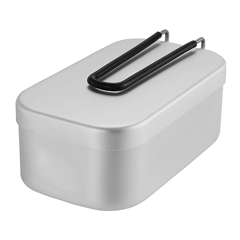 Camping Cooking Equipment - 800ML Aluminum Lunch Boxes Outdoor Camping