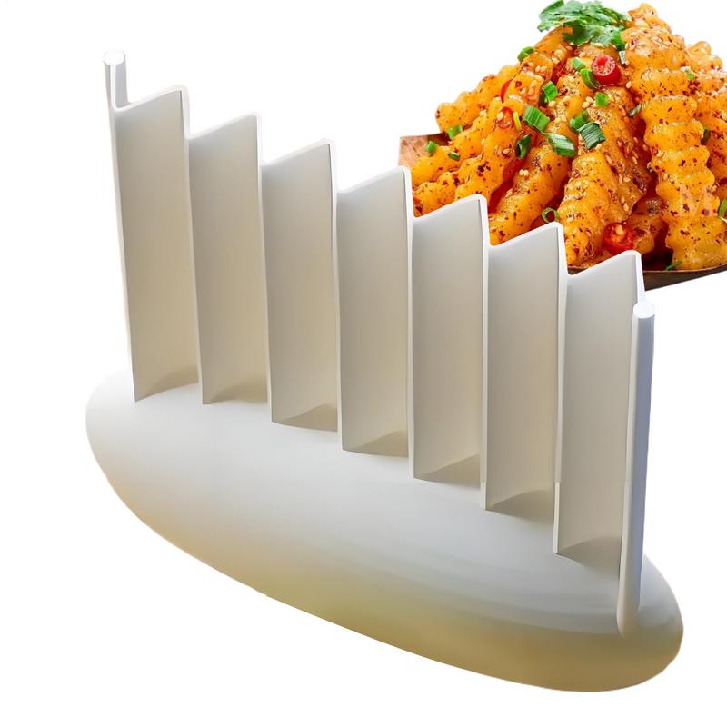 Camping No Cooking Meals - Crinkle Fry Cutter Kitchen Wavy Slicer