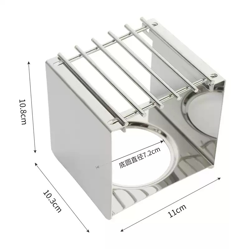 Camping Cooking Equipment - Stainless Steel Square Coffee Stove Stand