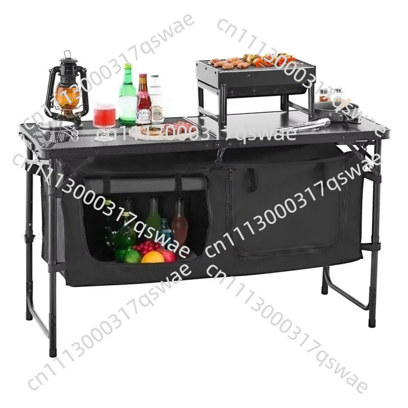 Camping Cooking Options - Adjustable Height Camping Kitchen Dining Table
