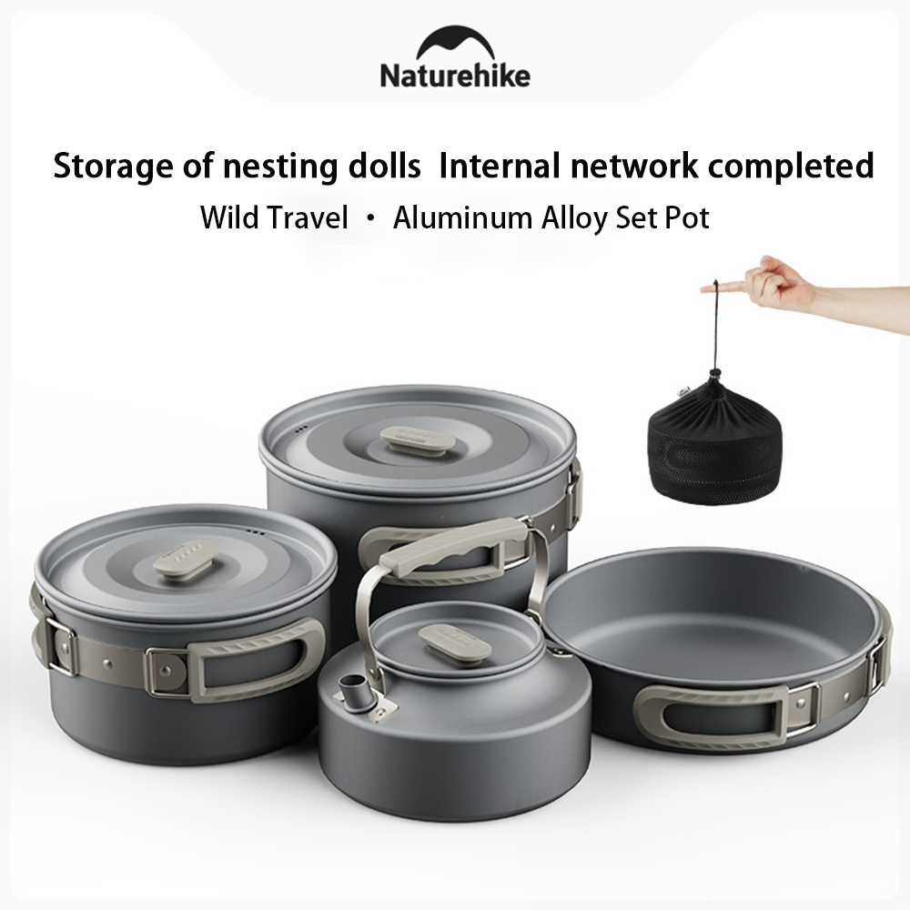 Camping Cooking Equipment - Naturehike Outdoor Pot Set,Camping Cooking Equipment,Portable