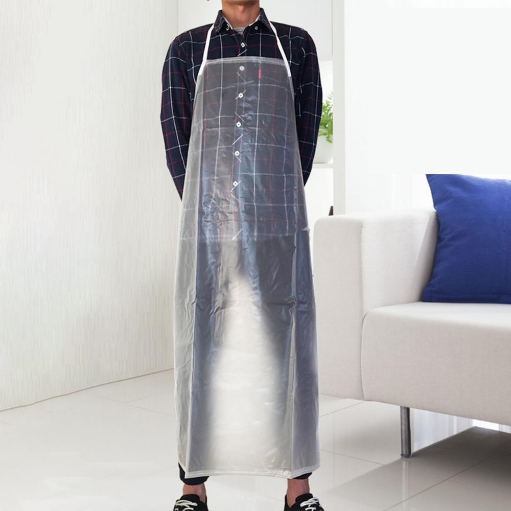 Camping Cooking Apron - Apron Waterproof Transparent Clear PVC Apron