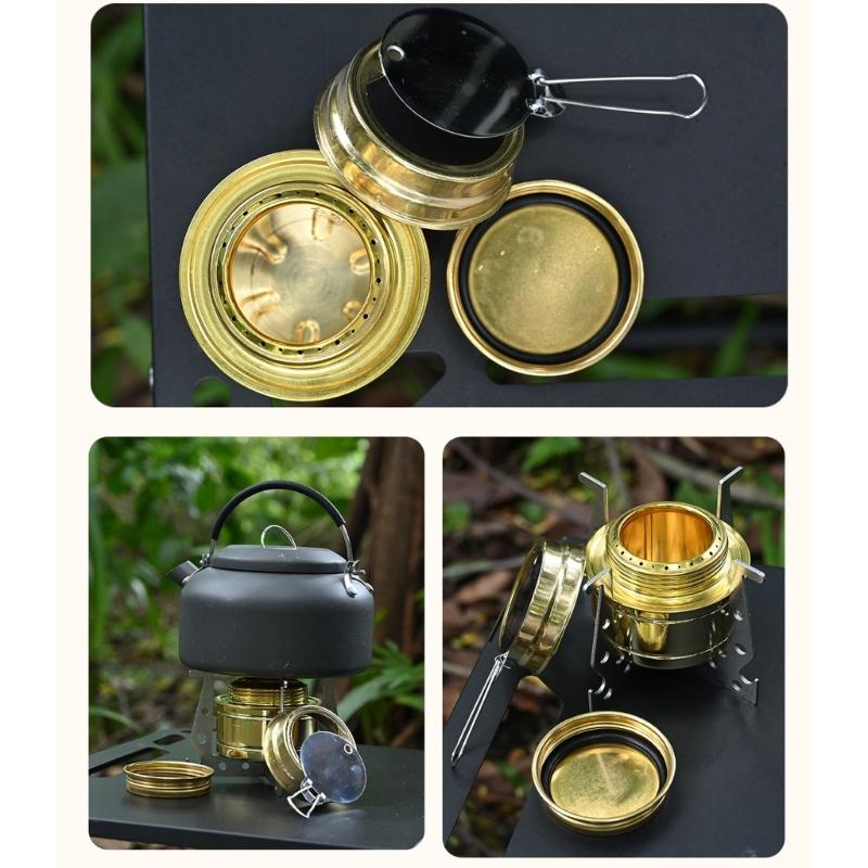 Brasses Alcohols Stove for Cam - Camping No Cooking Meals review and price
