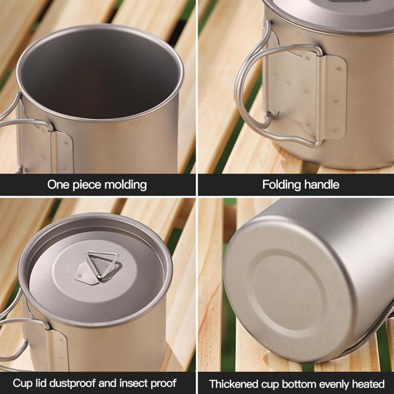 Titanium Camping Mug with Fold - Camping Cooking Unit review and price