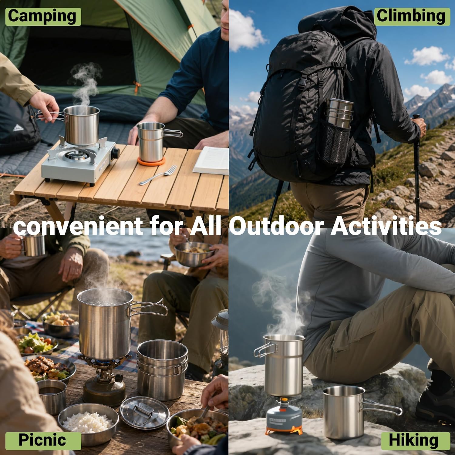 Foldable Camping Cups Mugs Cam - Camping Cooking Unit review and price