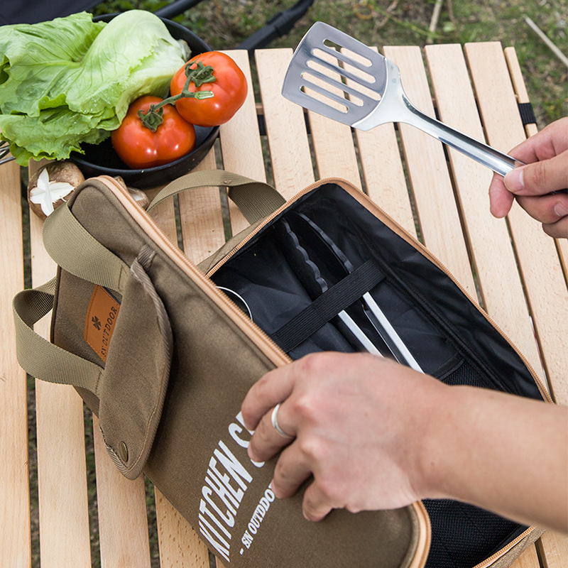 8pcs Camping Kitchen Cookware  - Camping Cooking Unit review and price