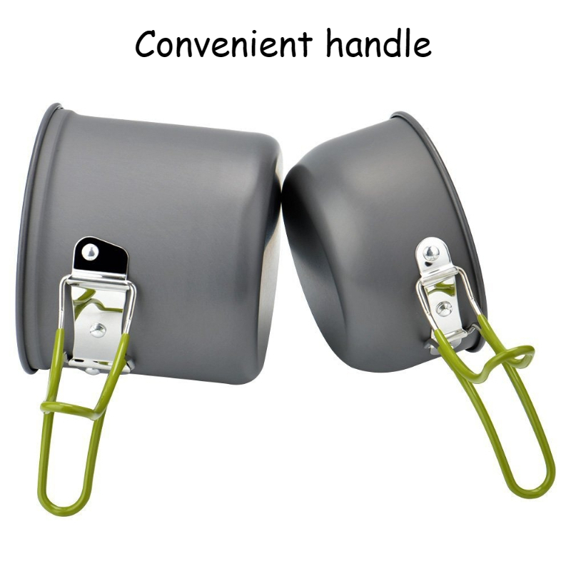 Outdoor Portable Camping Cookw - Camping Lightweight Cooking Pot review and price