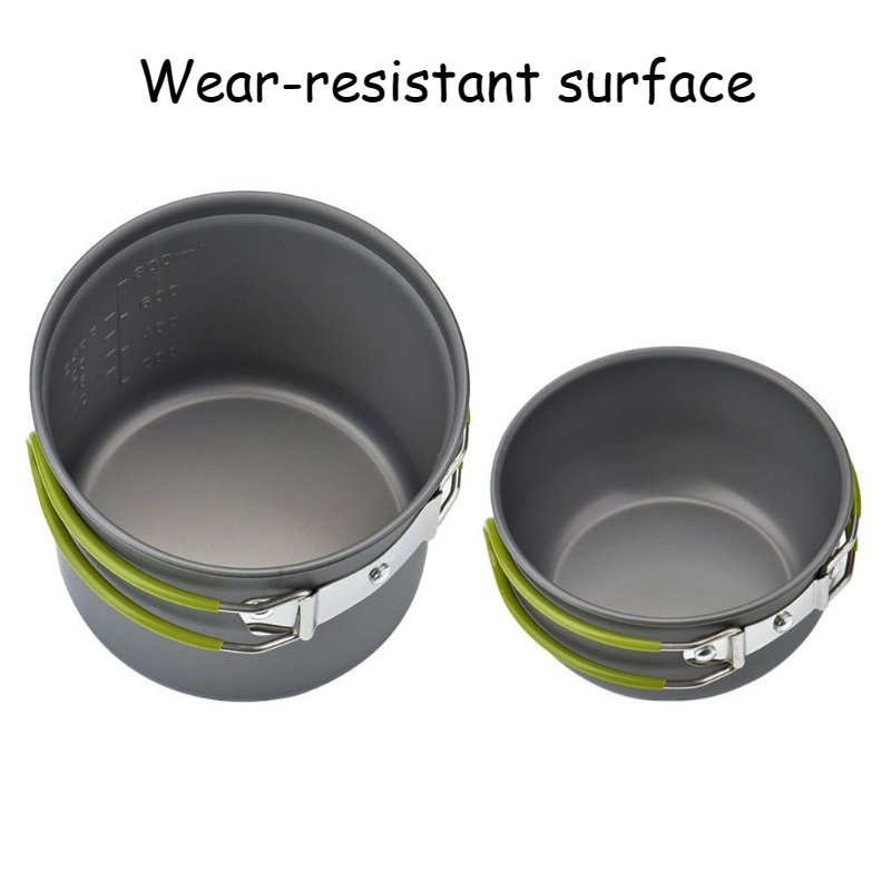 Outdoor Portable Camping Cookw - Camping Lightweight Cooking Pot review and price