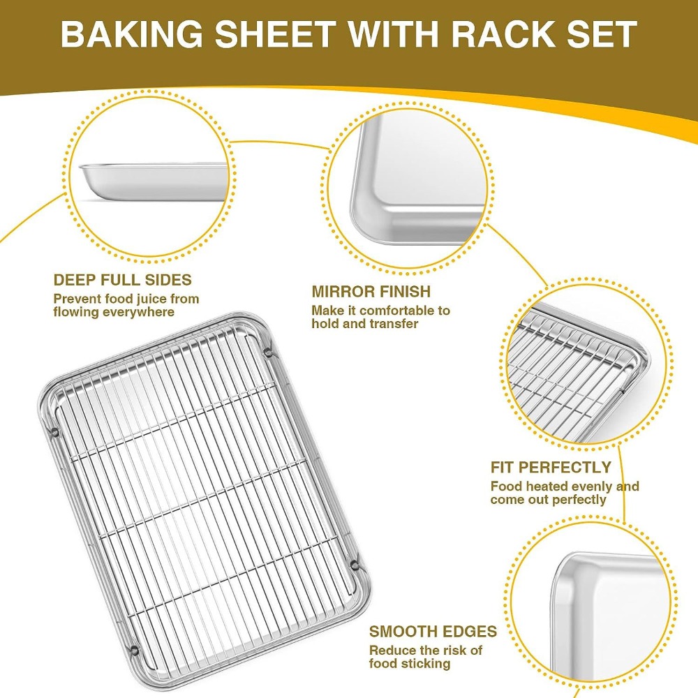 Multifunction Baking Pan With  - Camping Cooking Rack review and price
