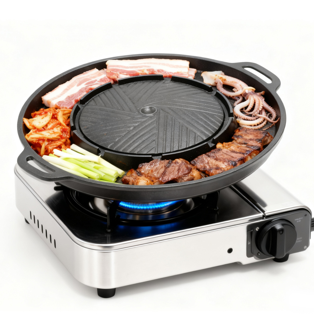 KOSUN Korean BBQ Grill Pan 2 i - Camping Cooking Equipment review and price