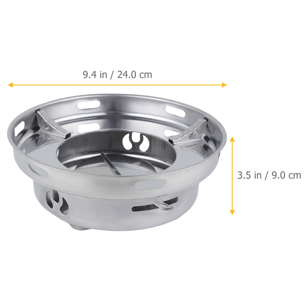 Windproof Hot Pot Stove Stainl - Camping Lightweight Cooking Pot review and price