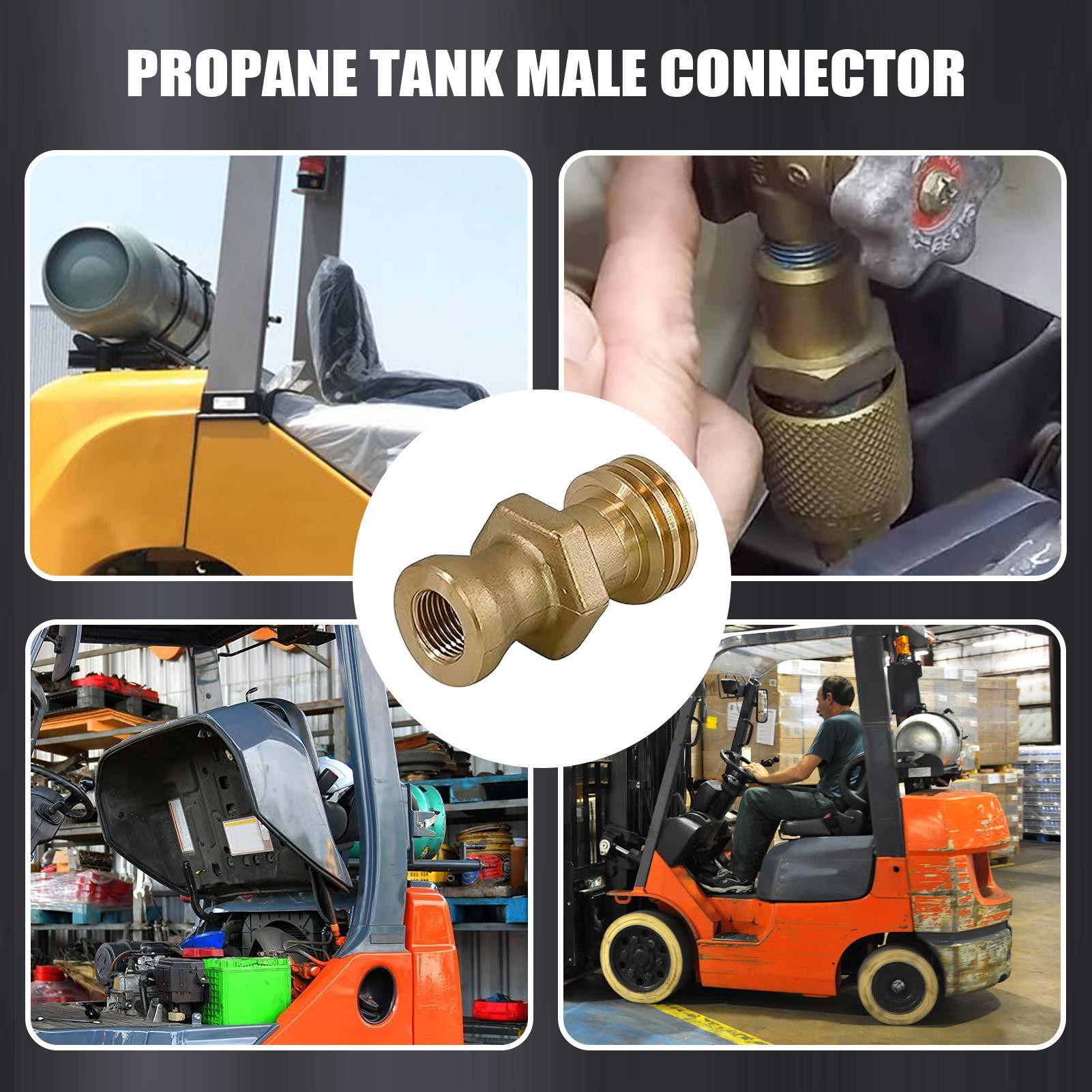 Propane Tank Connector Male Br - Camping Cooking Area review and price