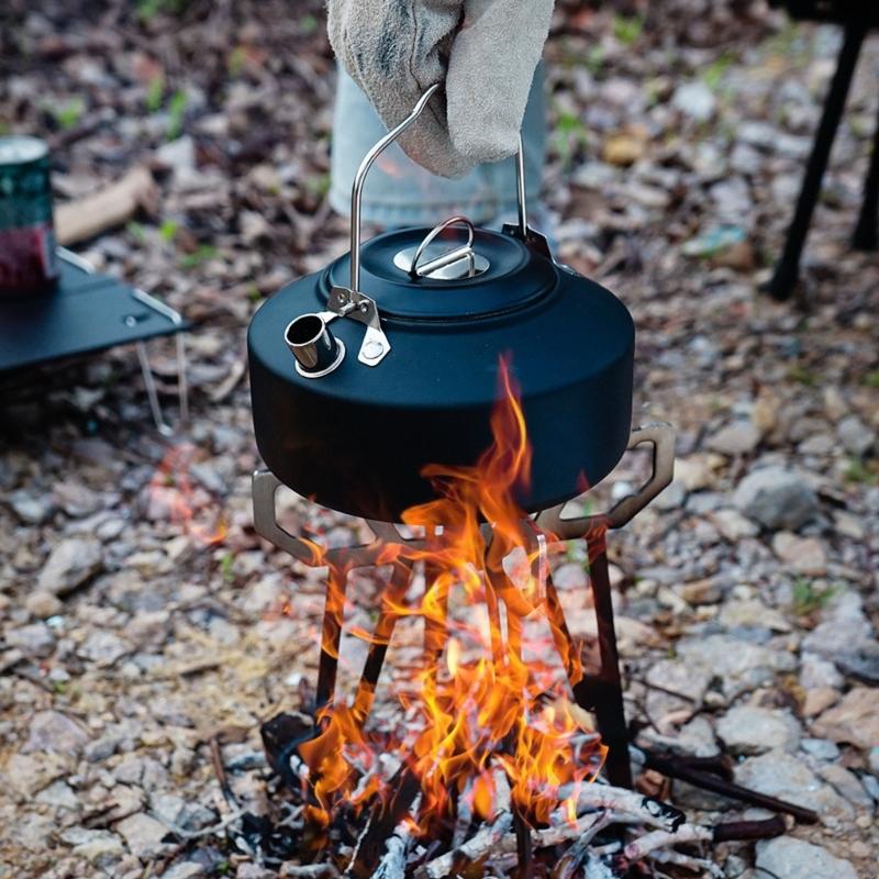 55KD Foldable Camp Stove Base  - Camping Cooking Pot Tripod review and price