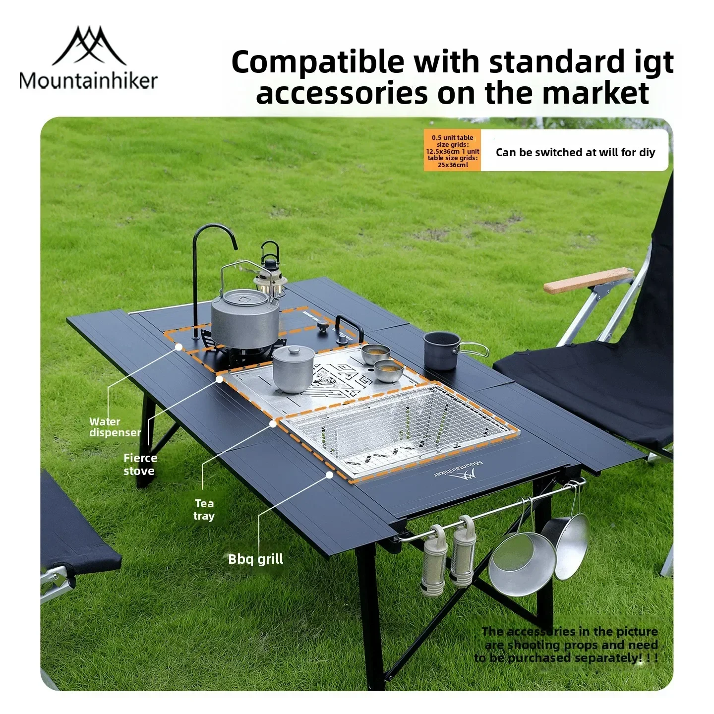 Folding IGT Camping Lift Table - Camping Cooking Options review and price