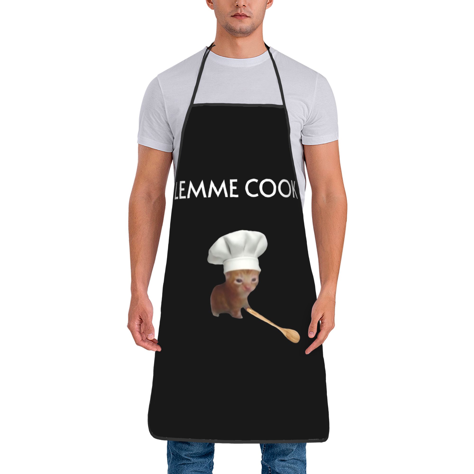 Chef Cat Kitten Meme Lemme Coo - Camping Cooking Apron review and price
