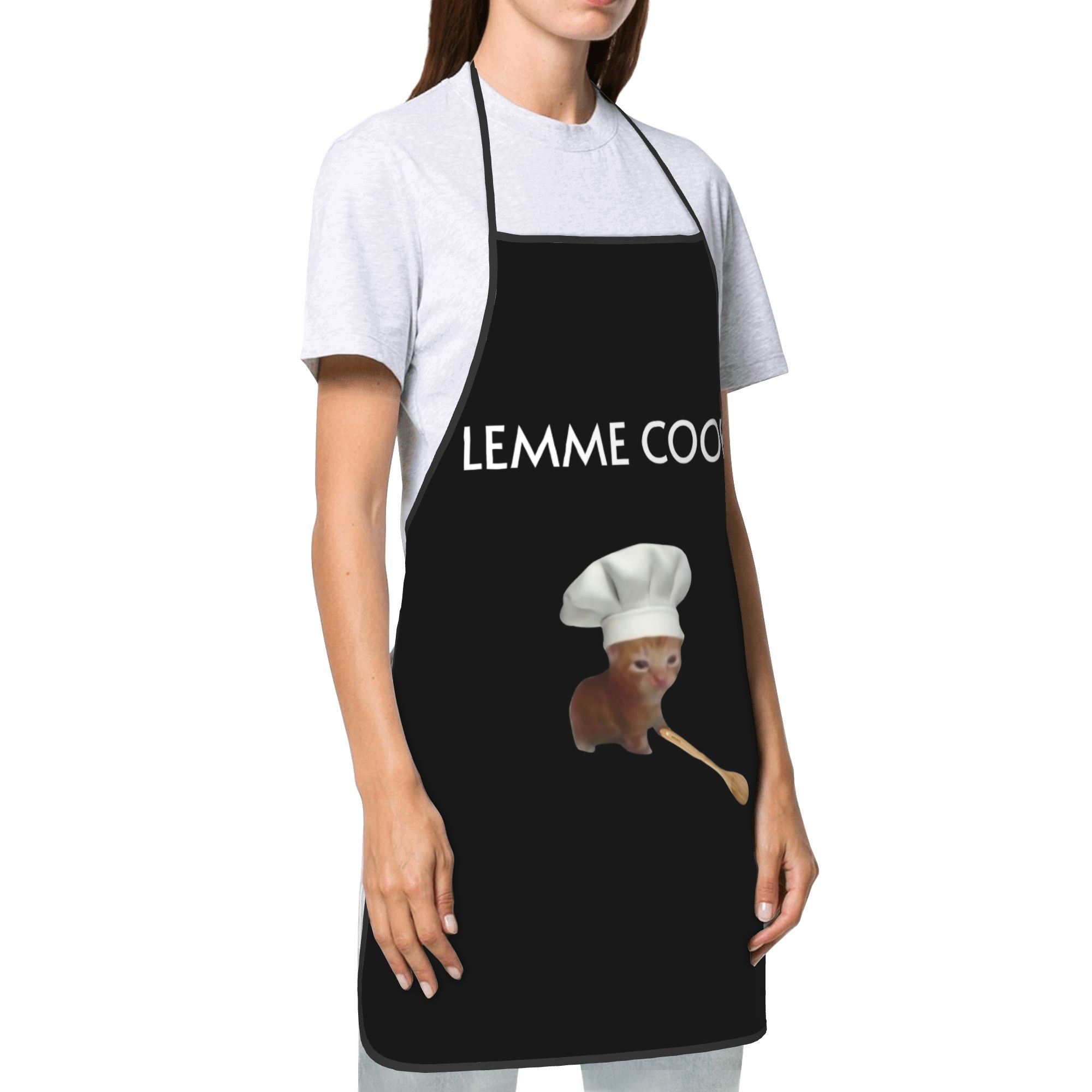 Chef Cat Kitten Meme Lemme Coo - Camping Cooking Apron review and price