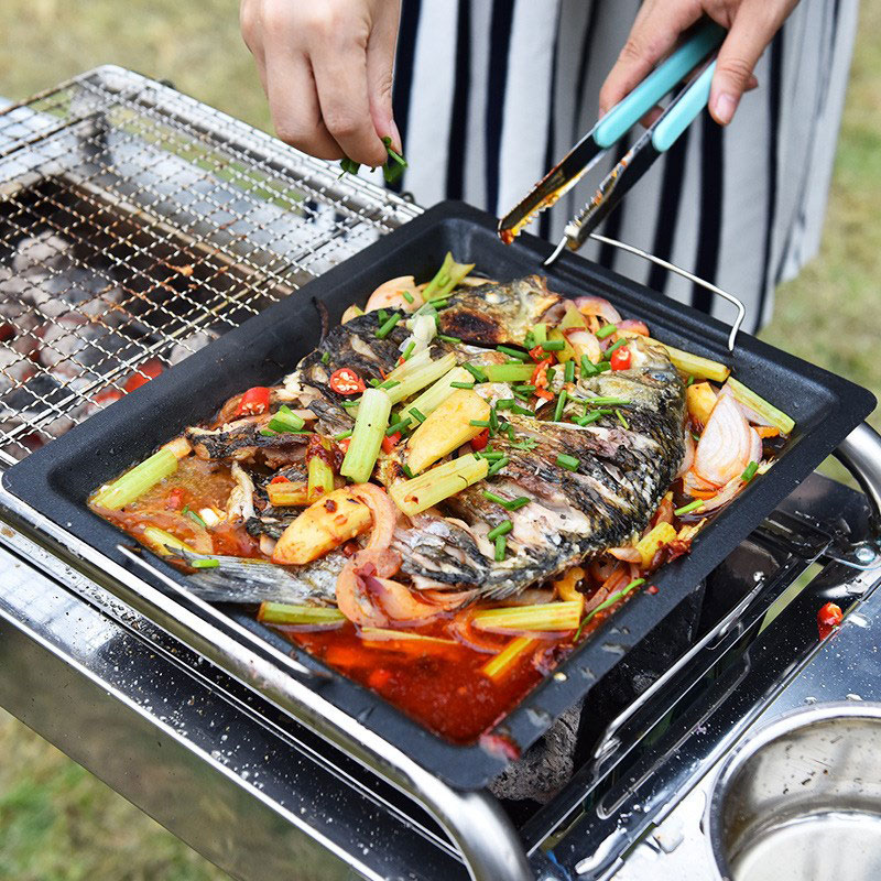 Outdoors Thick Square Grill Pa - Camping Cooking Equipment review and price