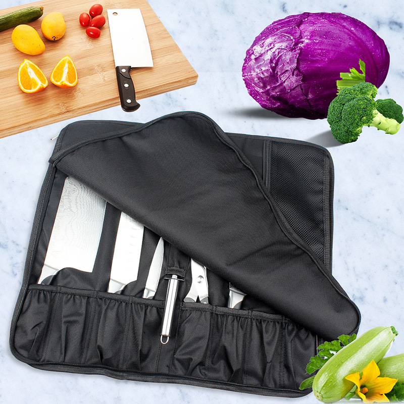 Portable Knife Roll Bag Oxford - Camping Cooking Rack review and price