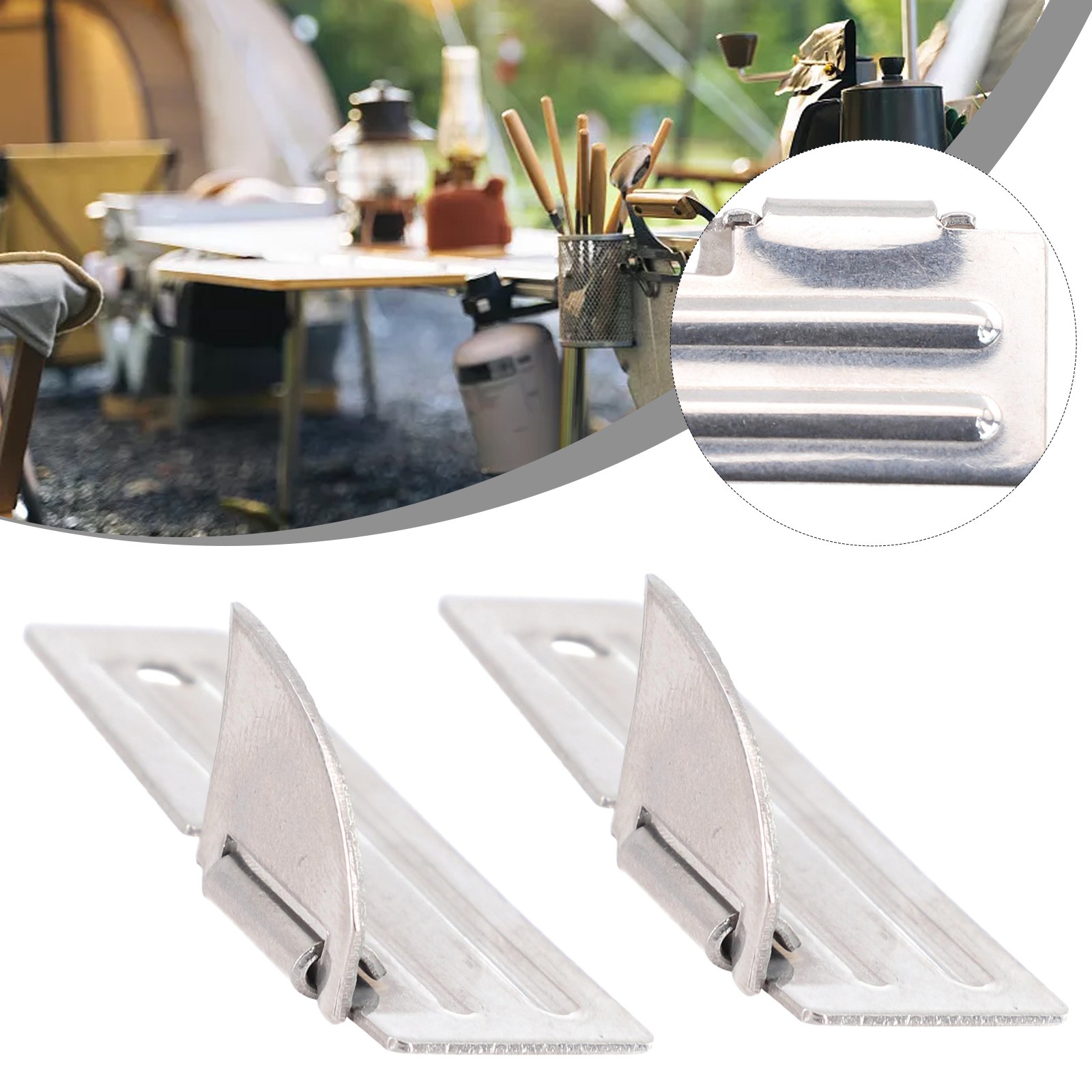 2pcs Stainless Steel Mini Fold - Camping Cooking Equipment review and price