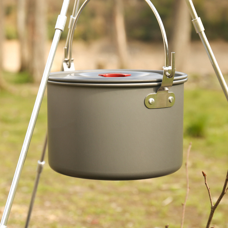 4L Camping Hanging Pots Campin - Camping Cooking Pot Tripod review and price