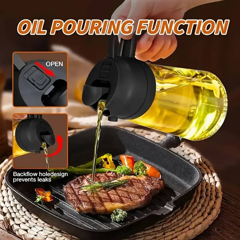 470ml Kitchen Oil Spray Bottle - Camping Cooking Oil Bottle review and price