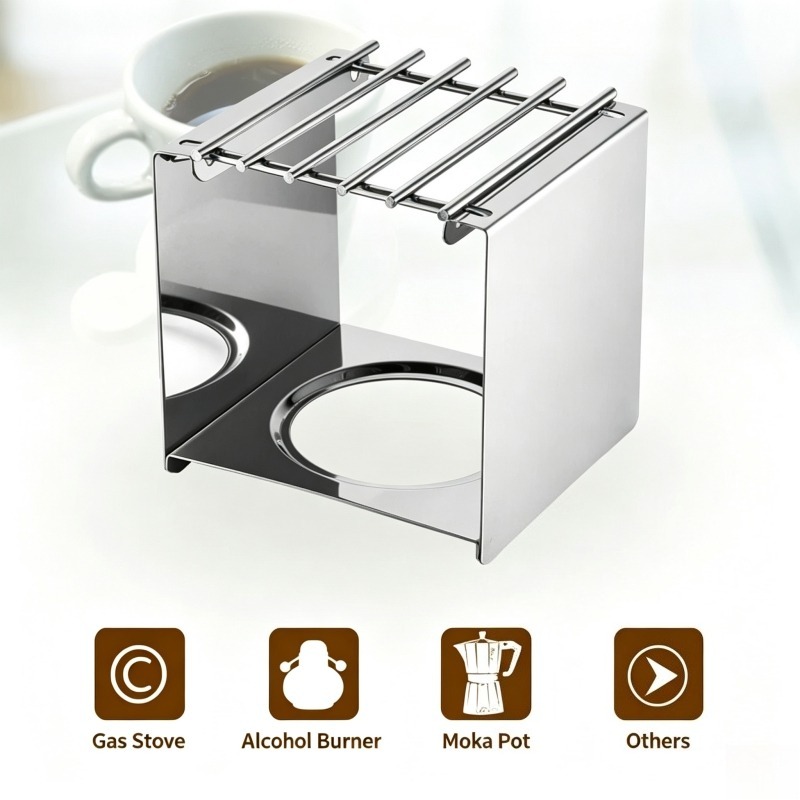 Stainless Steel Square Coffee  - Camping Cooking Equipment review and price