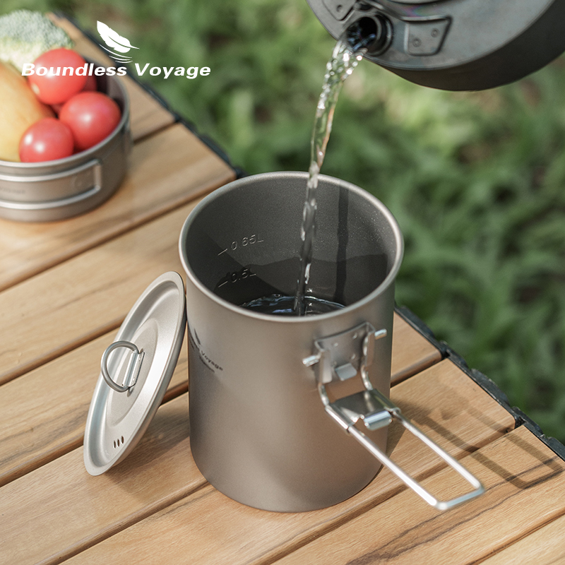Boundless Voyage 900ml Titaniu - Camping Lightweight Cooking Pot review and price