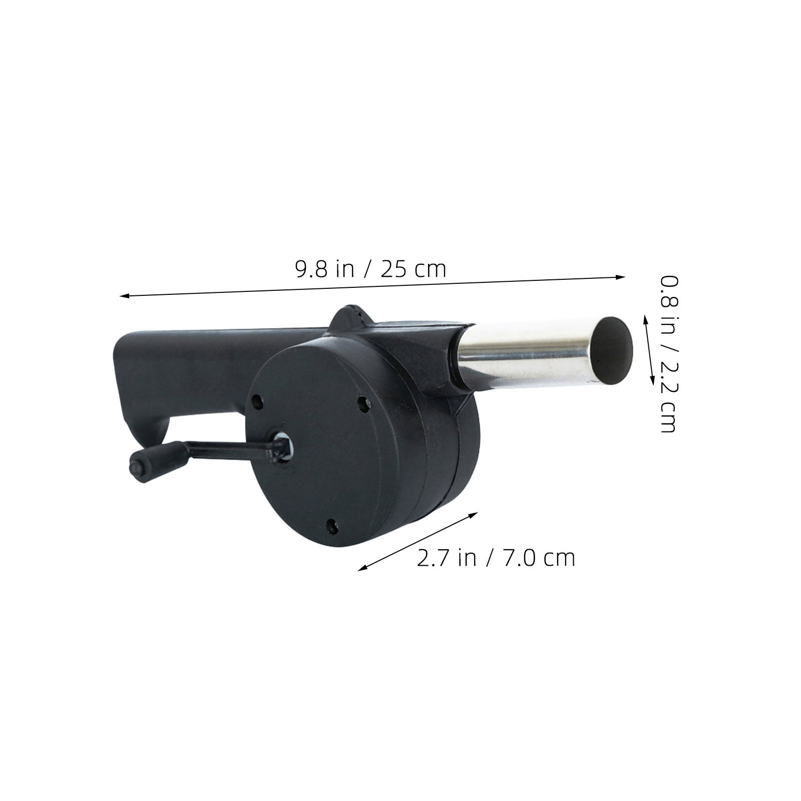 Black Hand Crank Manual Blower - Camping Cooking Equipment review and price