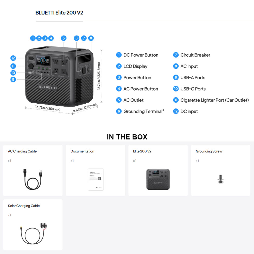【Renew】BLUETTI Elite 200 V2 Po - Camping Cooking Equipment review and price
