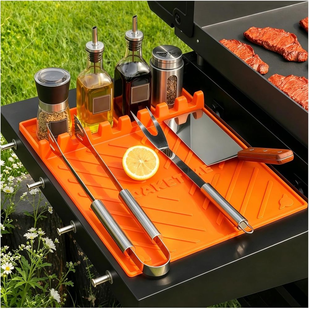 Silicone Grill Mats or Griddle - Camping Cooking Area review and price