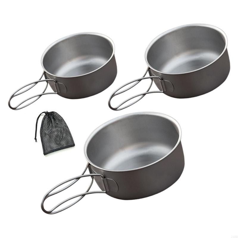 Metal Camping Bowl with Wire H - Camping No Cooking Meals review and price