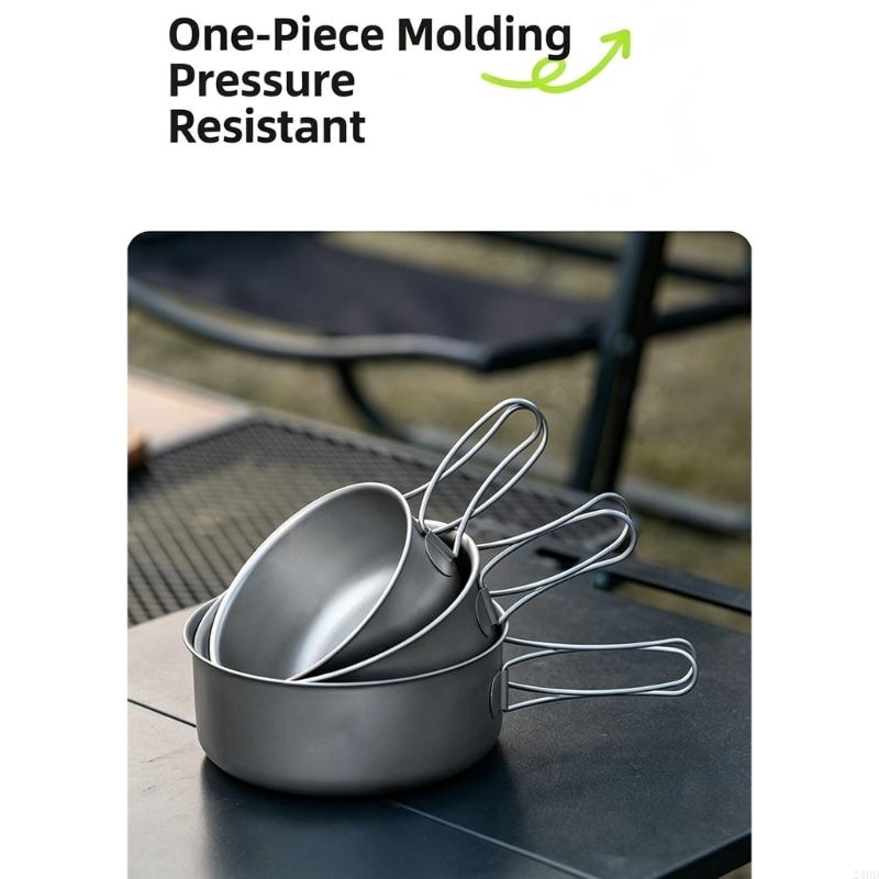 Metal Camping Bowl with Wire H - Camping No Cooking Meals review and price