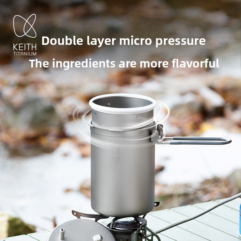 Keith Pure Titanium Outdoor Pr - Camping Lightweight Cooking Pot review and price