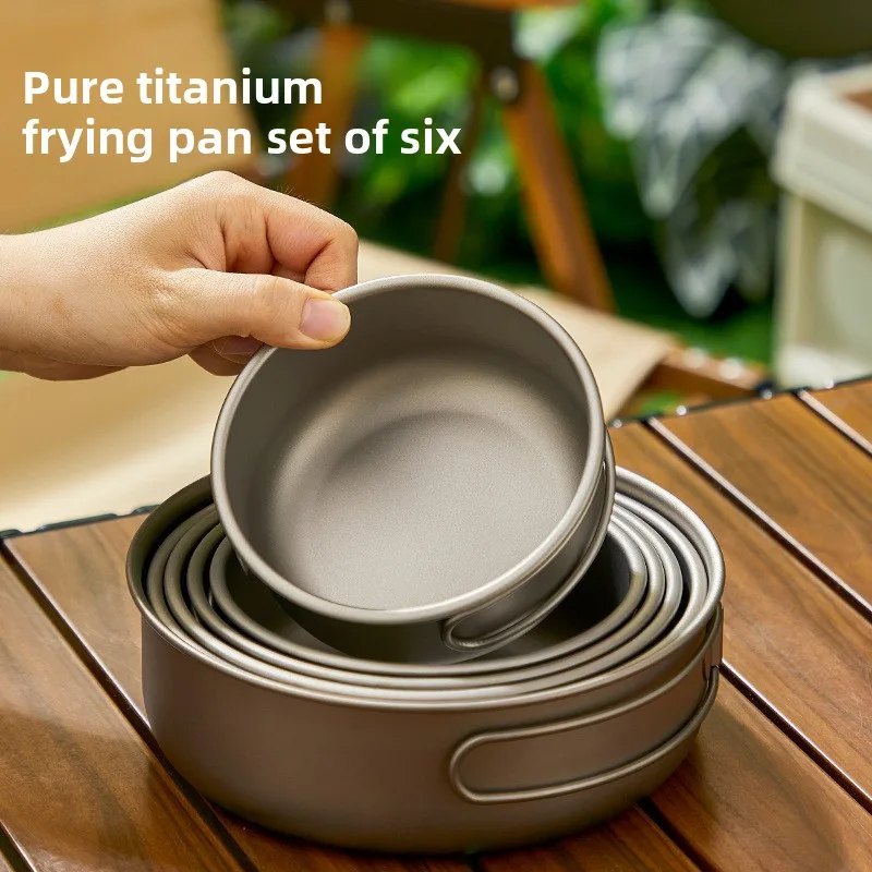 Titanium Outdoor Pot Set Picni - Camping Lightweight Cooking Pot review and price